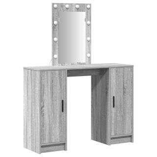 Tualettlaud LED Valgustega Hall Sonoma 102x33x135 cm