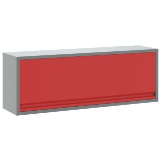 seinale paigaldatav tööriistakapp gaasi tõstmisuksega, punane, 100x25x35 cm