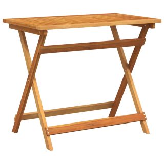 Kokkupandav Aiakauplus Ristkülikuline 100x55x75 cm Tugev puit Akaatsiapuit