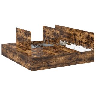 Hoiu voodi raam Suitsutatud tamm 180x200 cm
