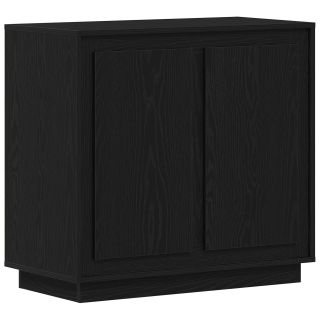 külmkapp Must tamm 80x34x75 cm tehispuit