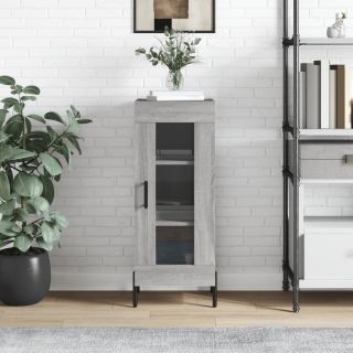 puhvetkapp, hall Sonoma tamm, 34,5x34x90 cm, tehispuit