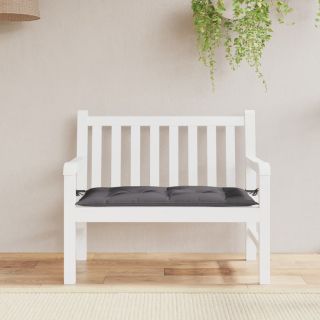 подушка для сиденья садовой скамейки, антрацит, 110x50x7 см, ткань оксфорд
