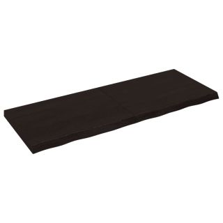 seinariiul, tumepruun, 160x60x(2-6) cm, töödeldud tammepuit