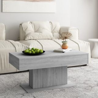 kohvilaud, hall Sonoma tamm, 96 x 50 x 45 cm, tehispuit