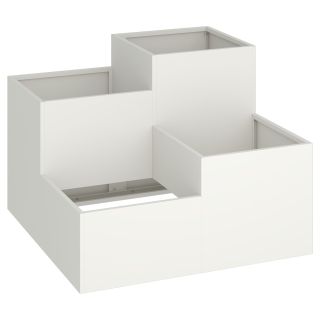 Aiataimede kast 80x80x60 cm Valge Teras