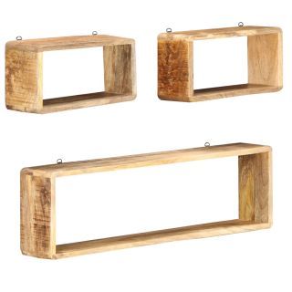 3-osaline seinariiulite komplekt, mangopuit