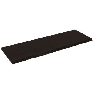seinariiul, tumepruun, 180x60x(2-6) cm, töödeldud tammepuit
