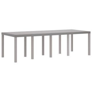 Aiamööbel Helehall 250x100x73 cm Polü Rattan