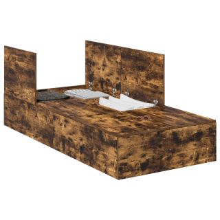 Hoiuvoodi Raam Suitsutatud Õunapuu 90x200 cm
