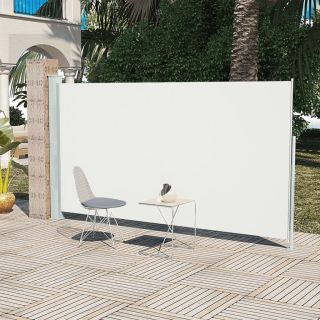 выдвижная боковая стенка патио, 160x300 см, кремовый цвет