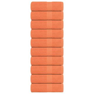 seebirätikud 10 tk, oranž, 30x30 cm, 360 gsm, 100% puuvill