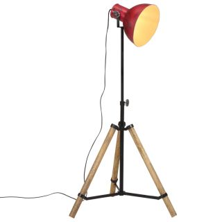 põrandalamp, 25 W, kulunud punane, 75 x 75 x 90-150 cm, E27