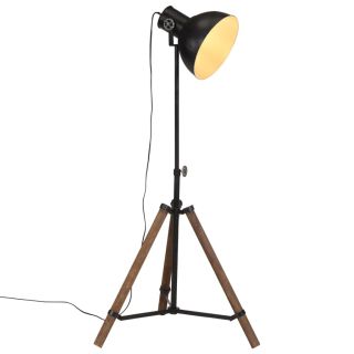 põrandalamp, 25 W, must, 75 x 75 x 90-150 cm, E27