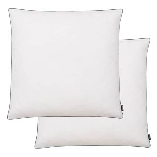 sulgedest/udusulgedest kerged padjad, 2 tk, 80 x 80 cm, valge