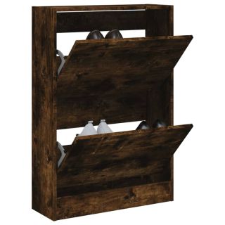 jalatsikapp, suitsutatud tamm, 60 x 21 x 87,5 cm, tehispuit
