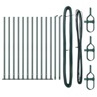 aiapostid baaspaneelidega 13 tk Ø32mm 110cm tsinkkattega teras