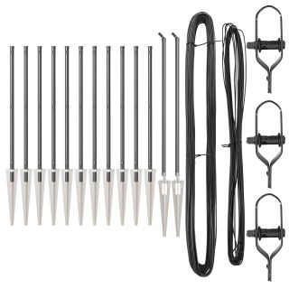 Piirdepostid Spike'iga 13 tk Ø32 mm 60 cm Galvaniseeritud Teras