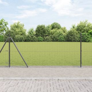 keevitatud traadi aed 13 flanged postiga Hall 0.8x100 m Teras