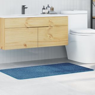 Vannitoa vaip Ristkülikuline Sinine 70x120 cm Polüpropüleen Libisemiskindel