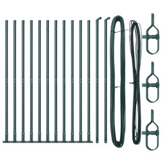 Aiapostid alusplaatidega 13 tk Ø32mm 68,5cm Galvaniseeritud teras
