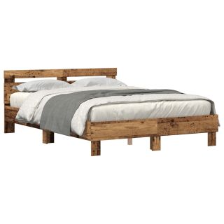 Puitvoodi Raam Taaskasutatud Puit 140 x 190 cm Muudetav