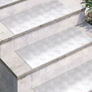 Alumiiniumi geomeetrilised plaadid 2 tk Libisemisvastased 70x30 cm
