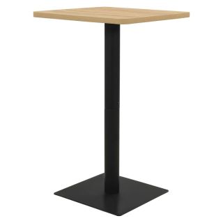 bistroolaud tammevärvi, 78,5 x 78,5 x 107 cm