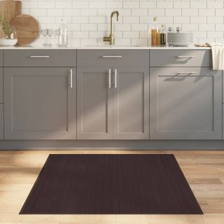 vaip, kandiline, tumepruun, 100 x 100 cm, bambus