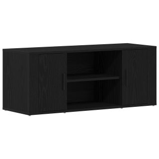 TV Kummut Must Tamme 100x35x40 cm Tehispuit