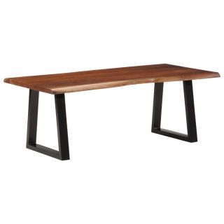 Журнальный столик, медово-коричневый, 110 x 55 x 40 см, акация