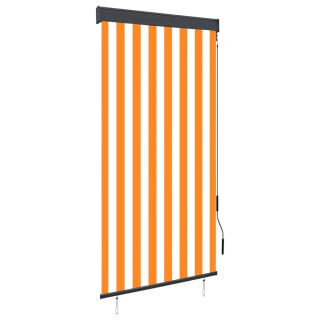 väliruloo 80 x 250 cm, valge ja oranž