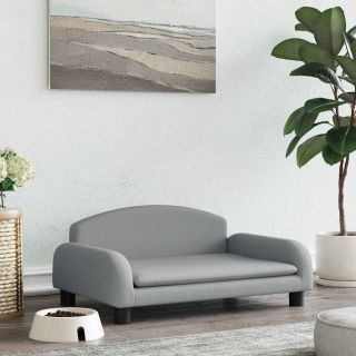 koeravoodi, helehall, 70 x 45 x 30 cm, kangas