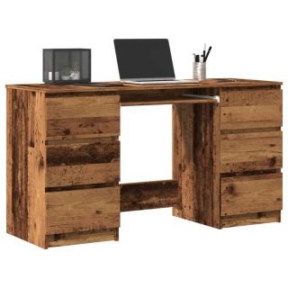 Kirjutuslaud Vana puit 140x50x77 cm Engineered Wood