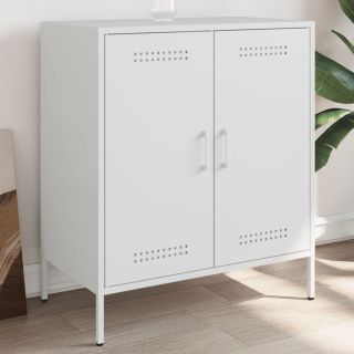 puhvetkapp, valge, 68x39x79 cm, teras