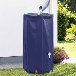 Бак для воды с краном, складной, 250 л, ПВХ