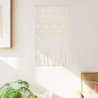 Настенное украшение в технике макраме, 40 x 80 см, хлопок