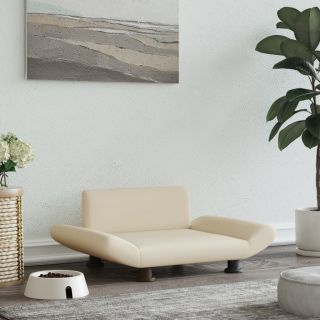 koeravoodi, kreemjas, 70 x 45 x 28 cm, kangas