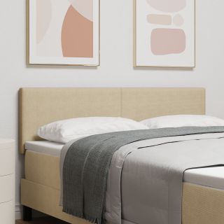 Voodipeatsi Tühi Disain Hele Roheline Hall 140 cm Korduurkangas