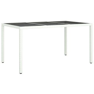 Aia Söögilaud Valge 150x90x75 cm Polürotang