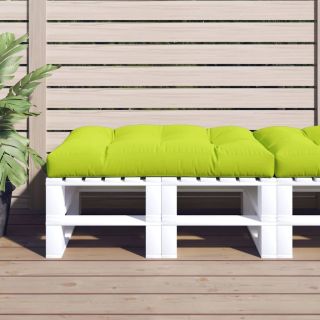 Подушка для сиденья из европоддона, ярко-зеленая, 120x80x12 см, ткань
