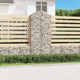 kaarekujuline gabioonkorv, 100x50x220/240 cm, tsingitud raud