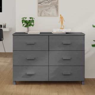 öökapp HAMAR, tumehall, 113x40x80 cm, männipuit