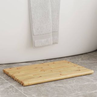 коврики для ванной 2 шт, 50x35 см, бамбук
