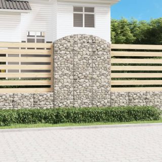 kaarekujuline gabioonkorv, 150x50x200/220 cm, tsingitud raud