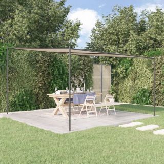 varikatus, beež, 4x4 m 180 g/m², kangas ja teras