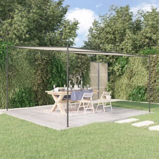 varikatus, valge, 3x3 m 180 g/m², kangas ja teras