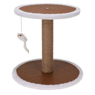 Когтеточка для кошек Pets Collection на подставке с мышкой 35x35x33 см