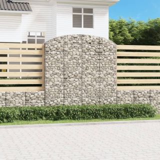 kaarekujuline gabioonkorv, 200x50x200/220 cm, tsingitud raud