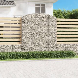 kaarekujuline gabioonkorv, 200x50x220/240 cm, tsingitud raud